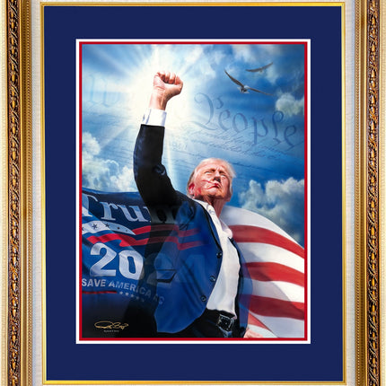 Donald Trump Painting - 'Fight, Fight, Fight'