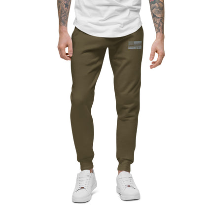 His Glory "Flag" Embroidered Sweatpants
