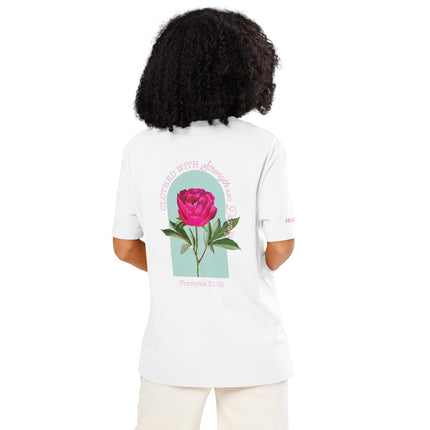 His Glory Proverbs 31 Unisex Organic Ribbed Neck Tee
