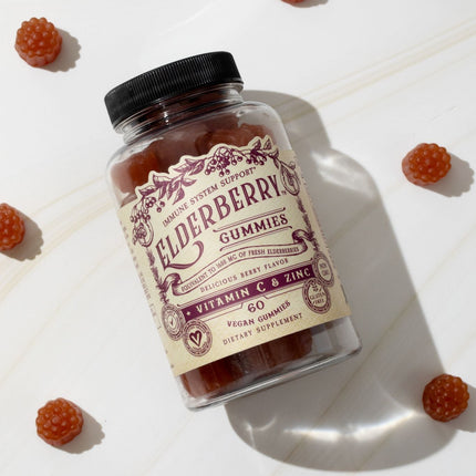 Elderberry Gummies with Vitamin C & Zinc